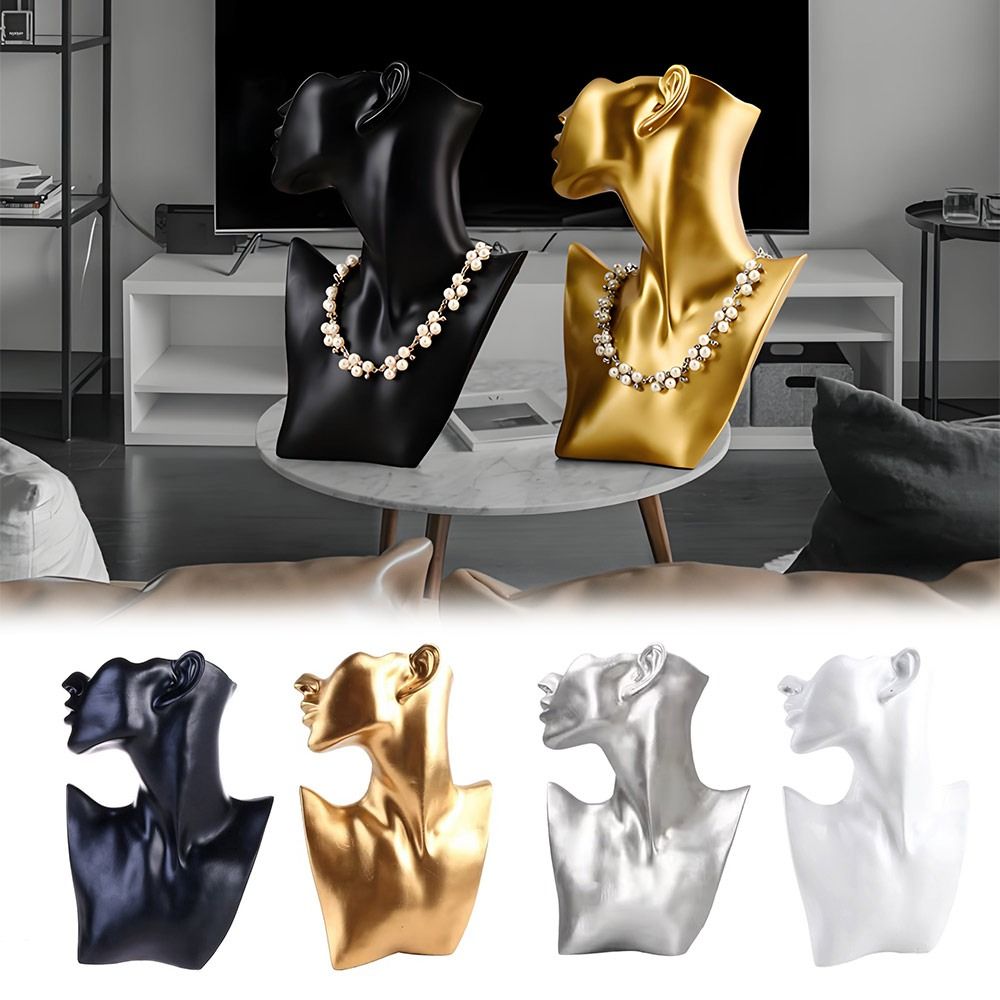 Body Jewelry Display Ideas - Harz Mannequin Schmuck Display Stand Seite