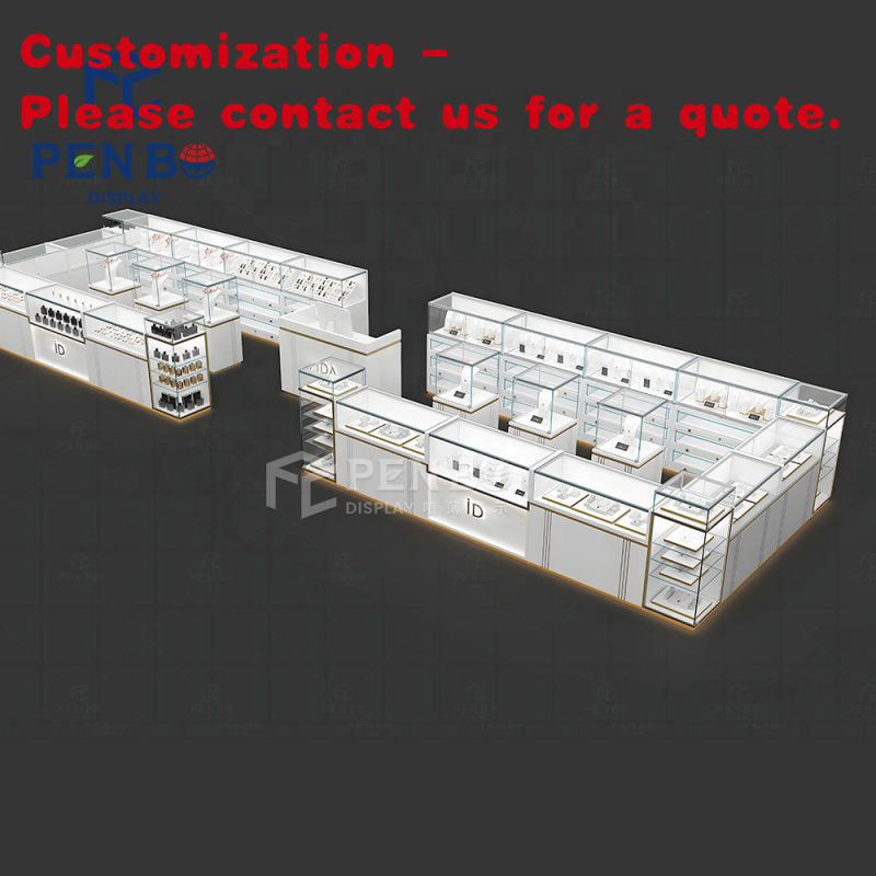 Body Jewelry Store - benutzerdefinierte. High-End-Körperschmuck in weißer Farbe, Kioskschmuck,