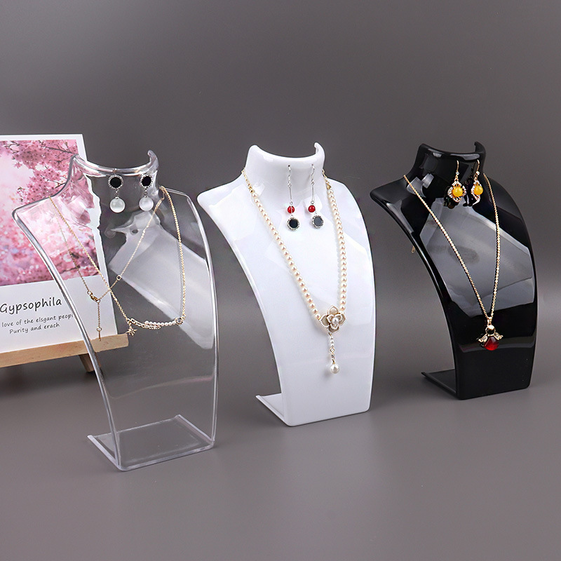 Body Jewelry Display Ideas - Kunststoff Mannequin Halskette Display Büste Ständer