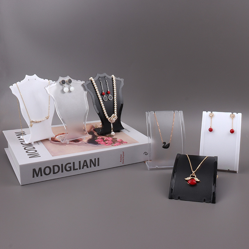 Body Jewelry Display Ideas - Acryl Mini Halskette Display Mannequin Anhänger