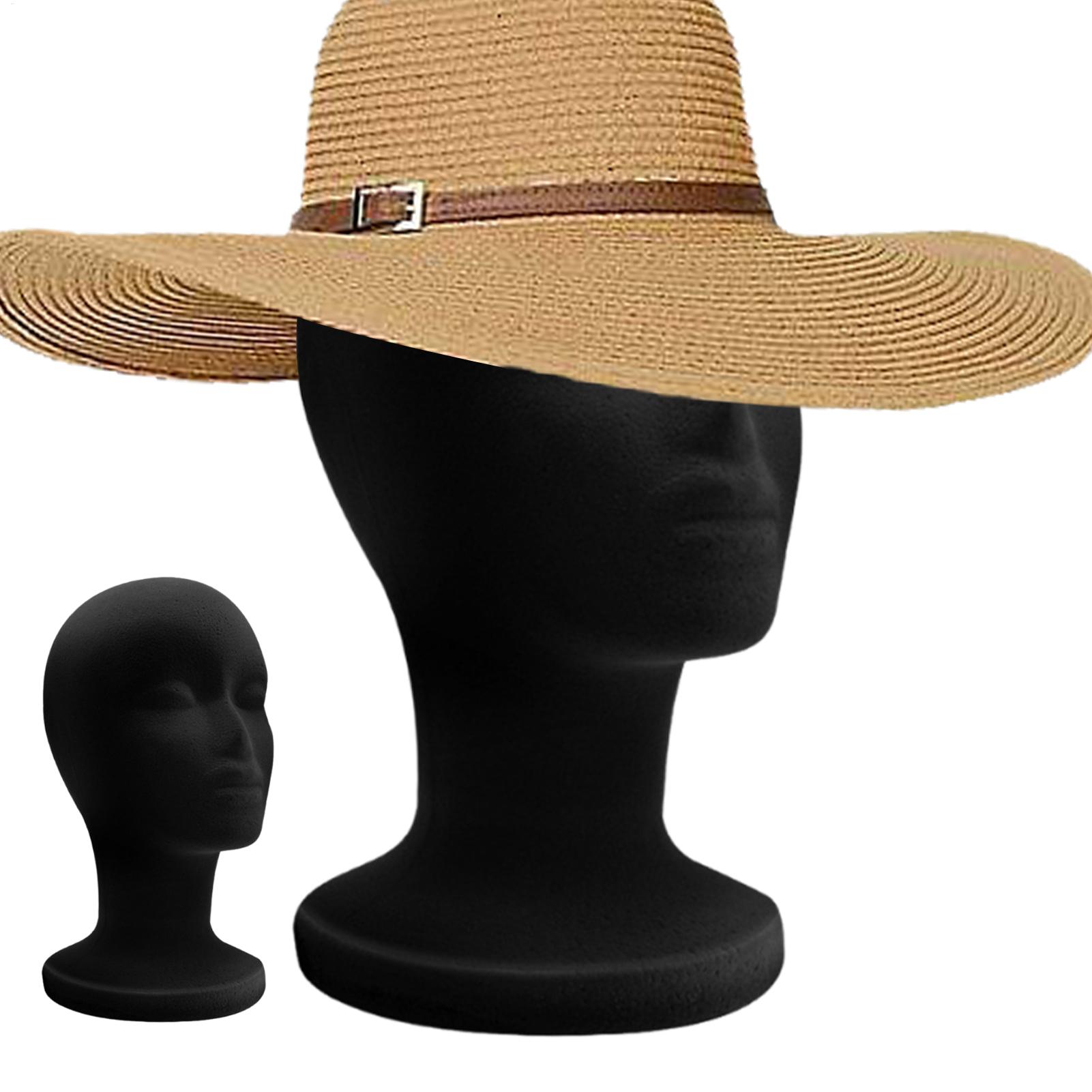 Body Jewelry Display Ideas - Mannequin Kopf Schaum Schwarz Samt Mannequin