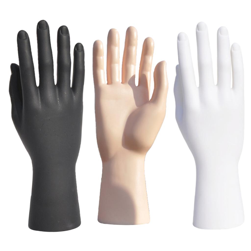 Body Jewelry Display Ideas - Schmuck-Präsentationsturm mit Schaufensterpuppenhand, Langlebiger Kunststoff-Handschuhmodell-Ständer für