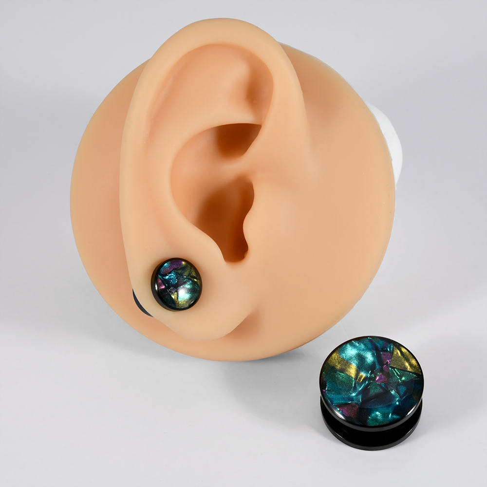 1PC Edelstahl Mix Farben Shell – Body Jewelry Gauges Bewertung und Preis