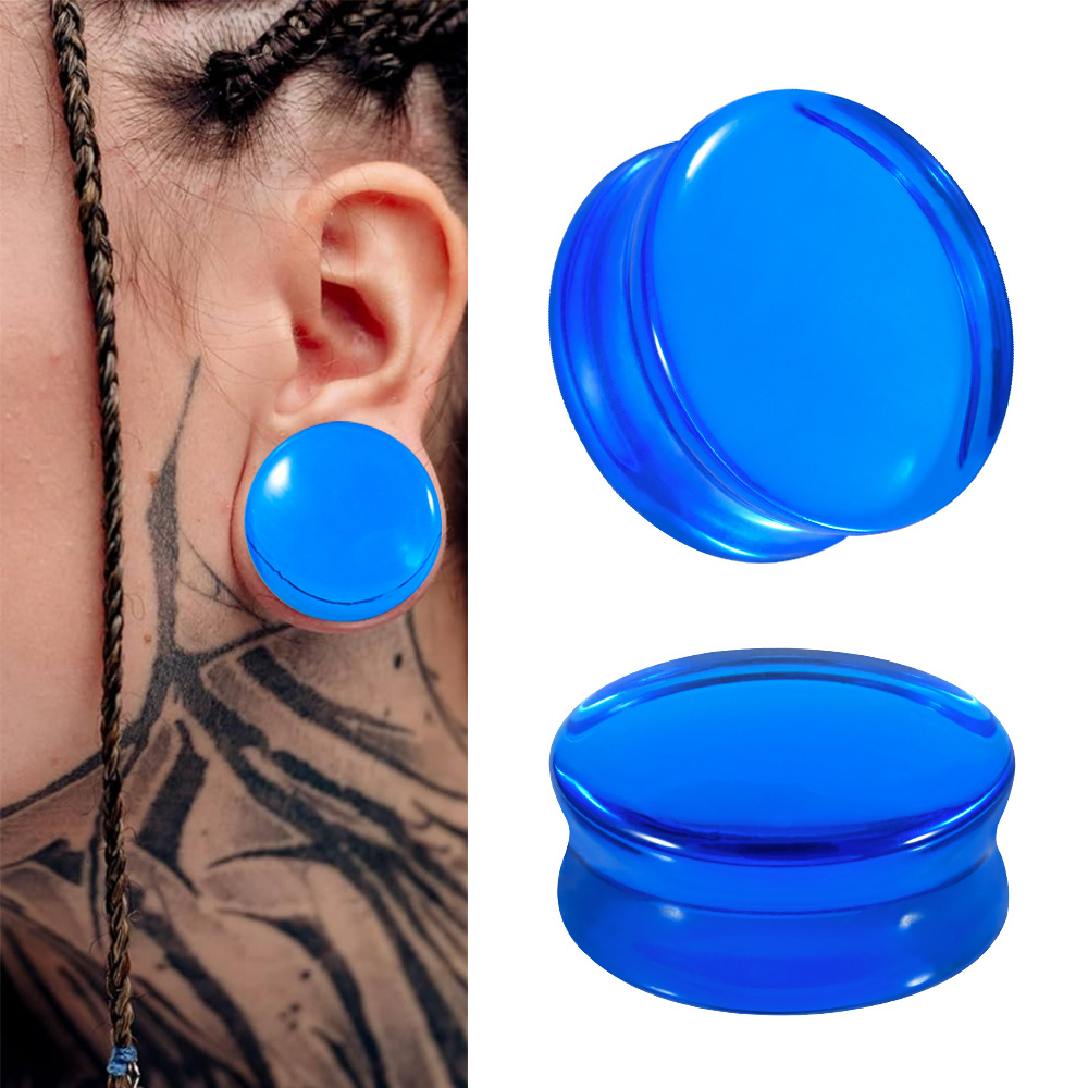 1/2/22PCS Glas & Stein Runde O – Body Jewelry Gauges Bewertung und Preis