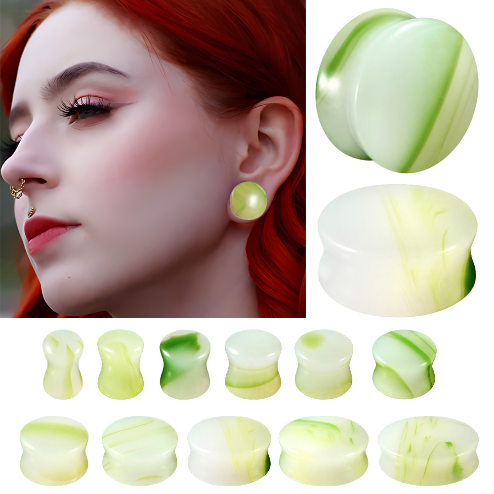 1/2/22PCS Glas & Stein Runde O – Body Jewelry Gauges Bewertung und Preis