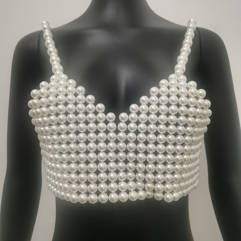 Winter frauen Handgemachte Per – Body Jewelry Vest Bewertung und Preis