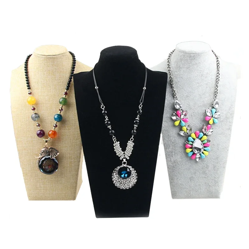 Samt Porträt Halskette Display – Body Jewelry Display Ideas Bewertung und Preis