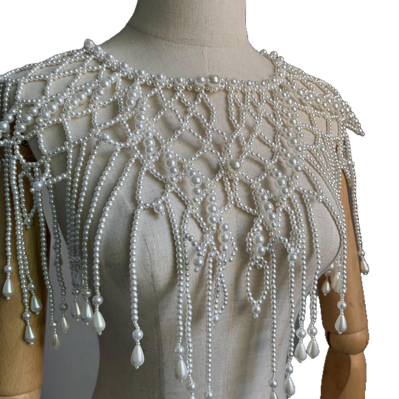 Handgefertigte Perlen-Körperke – Body Jewelry Vest Bewertung und Preis