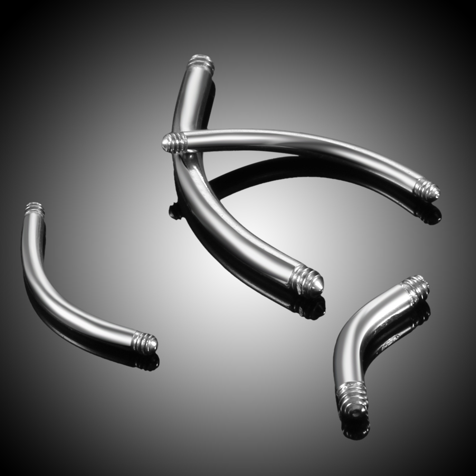 100 Teile/los Stahl Piercing B – Body Jewelry Gauges Bewertung und Preis