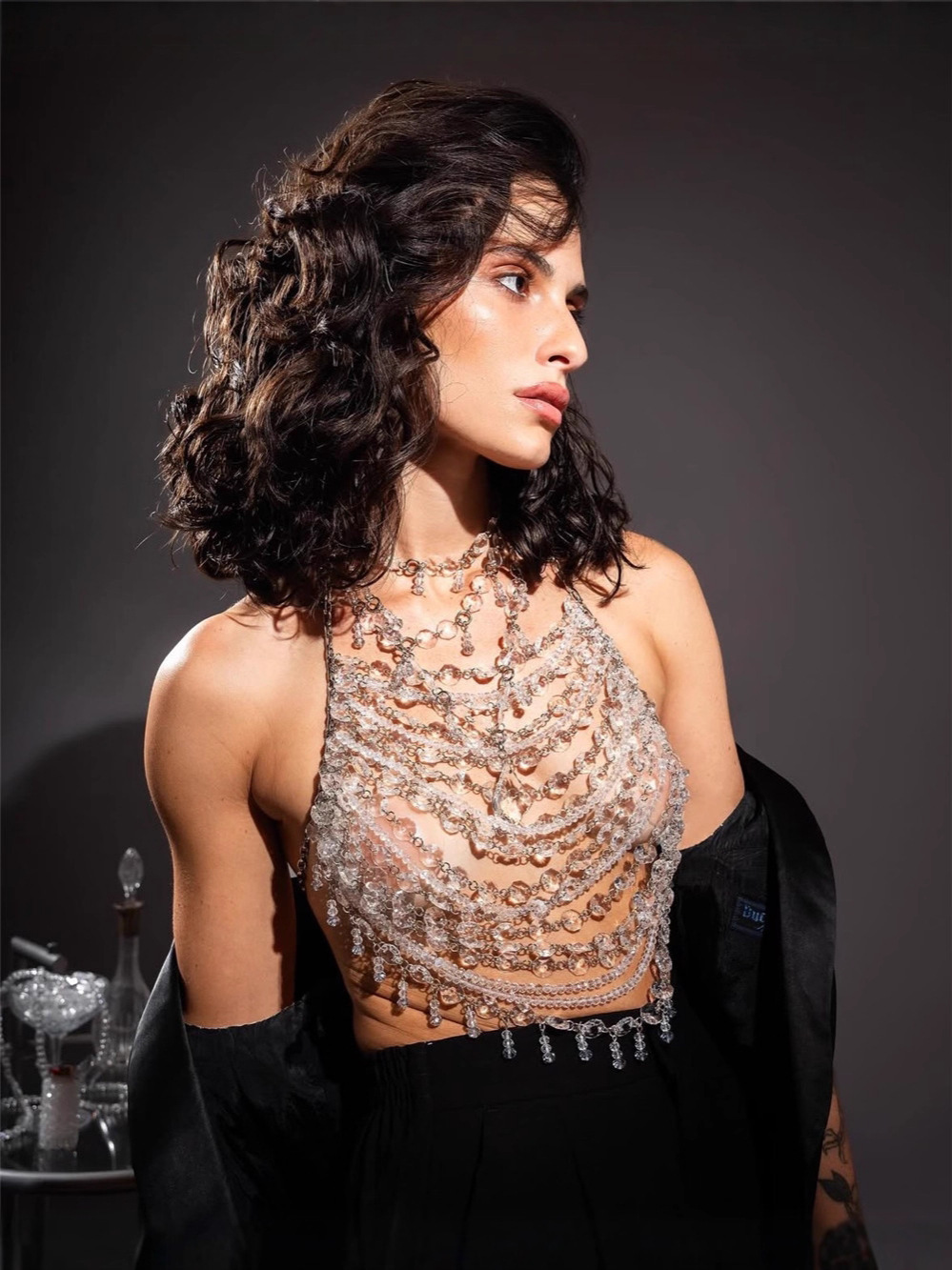 Handgemachte Perlenweste Klare – Body Jewelry Vest Bewertung und Preis