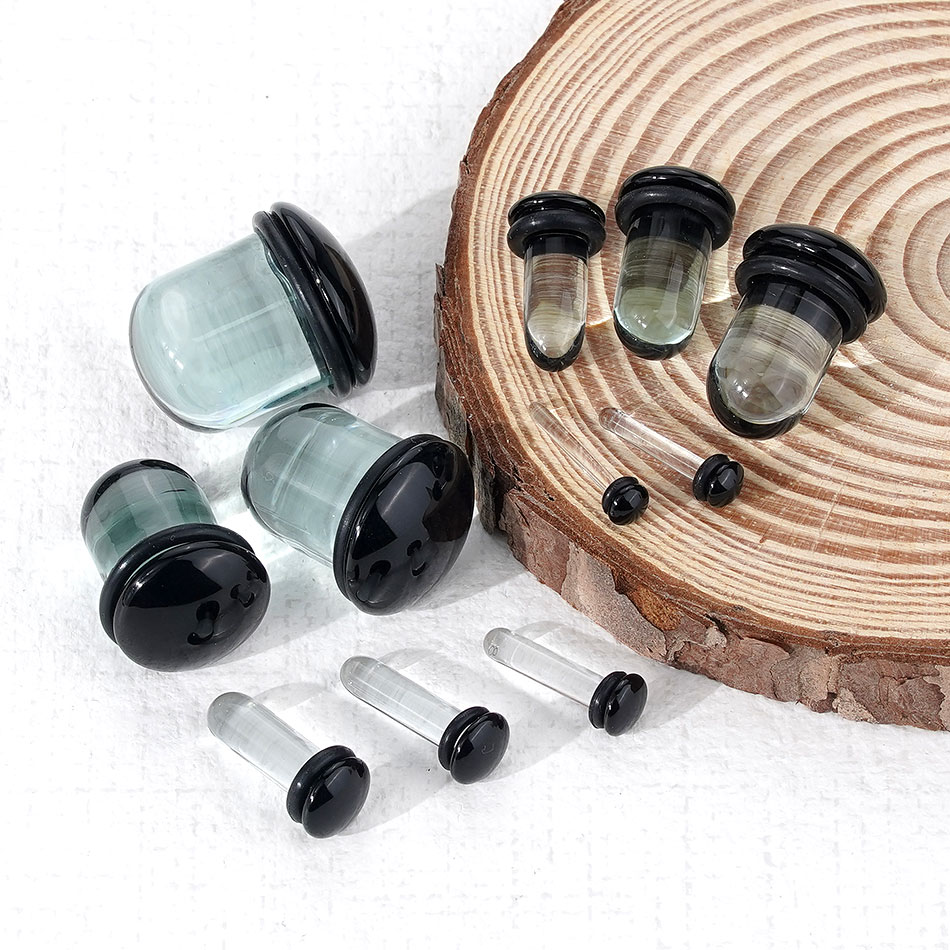 2 Stück Glas-Ohrmessgeräte, De – Body Jewelry Gauges Bewertung und Preis
