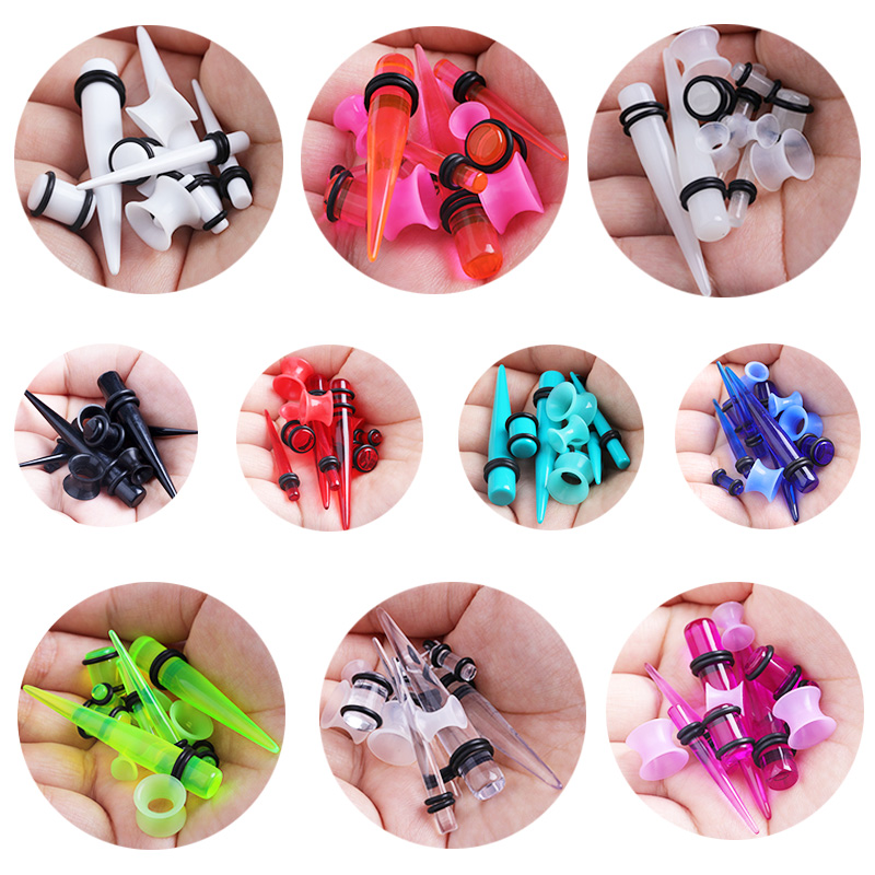 50-teiliges Acryl-Ohrmessgerät – Body Jewelry Gauges Bewertung und Preis