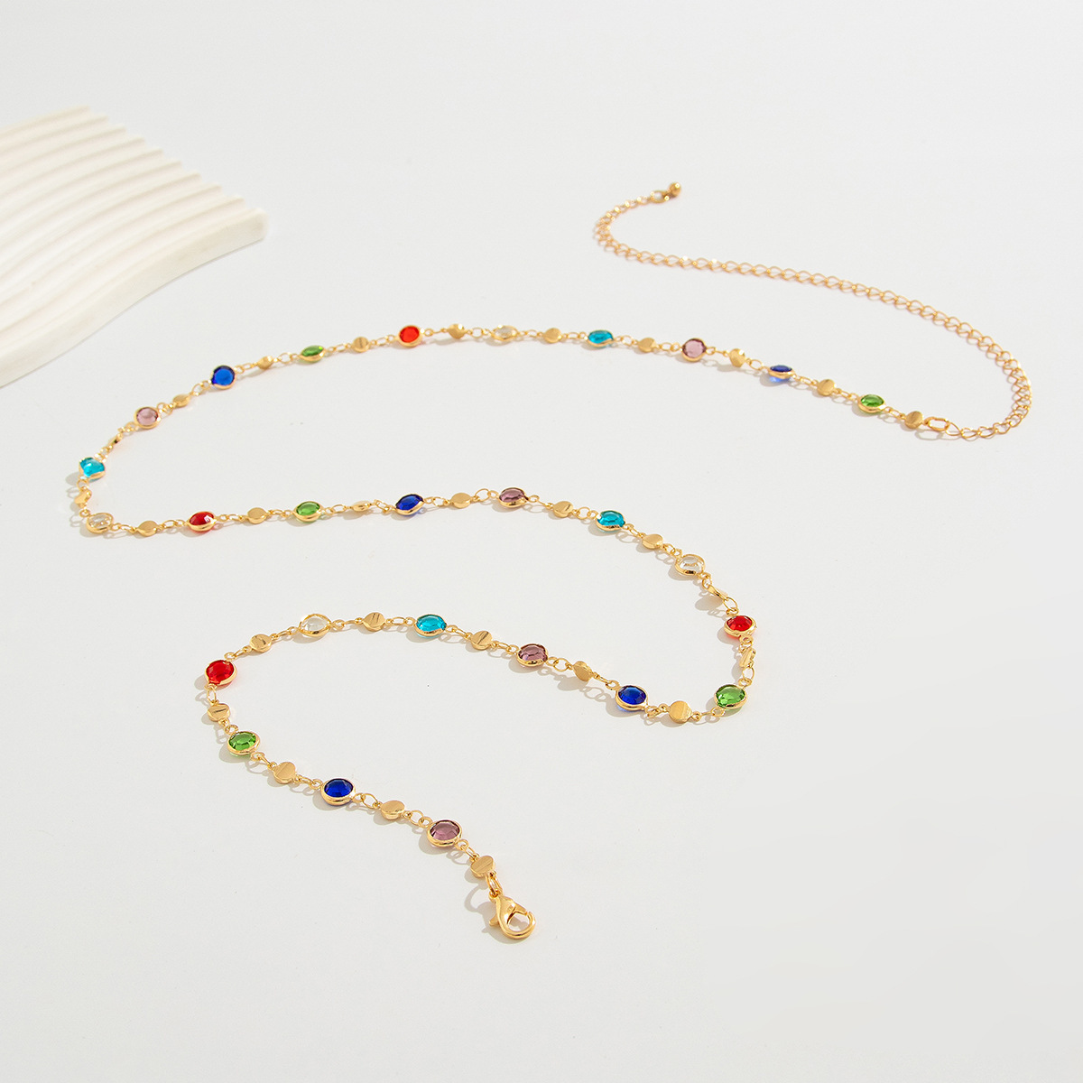 Einfache bunte geometrische Kr – Body Jewelry By The Chain Gang Bewertung und Preis