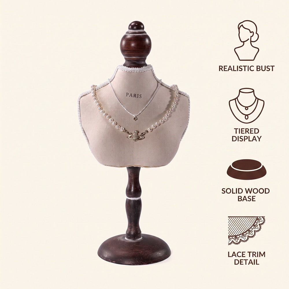 Vintage Holz-Schmuckständer in – Body Jewelry Display Ideas Bewertung und Preis