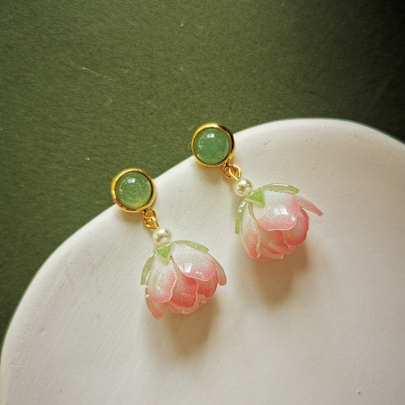 Einzigartige Lotusblüten-Ohrhä – Body Jewelry Wholesale Bewertung und Preis
