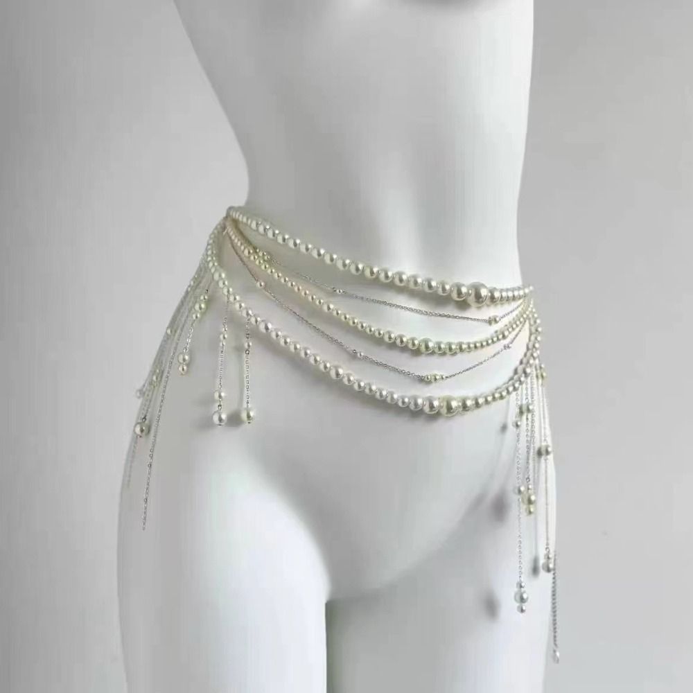 Mode Elegante Perle Taille Ket – Body Jewelry Women Bewertung und Preis