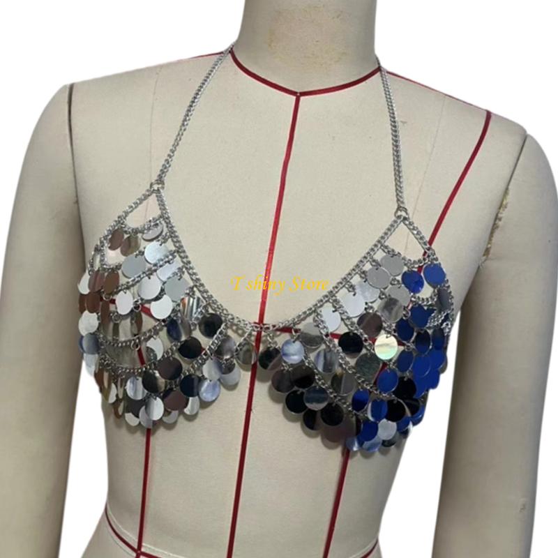 N58F Festliche Pailletten West – Body Jewelry Vest Bewertung und Preis