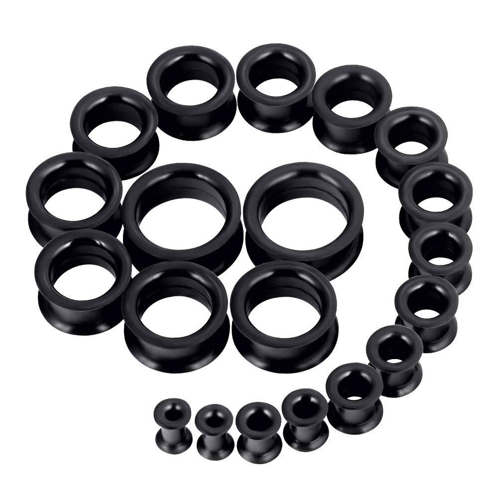 Paar Supersize Flexible schwar – Body Jewelry Gauges Bewertung und Preis