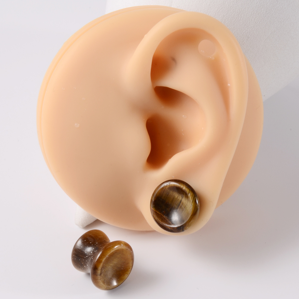 Paar Stein Ohr Messgeräte Doub – Body Jewelry Gauges Bewertung und Preis
